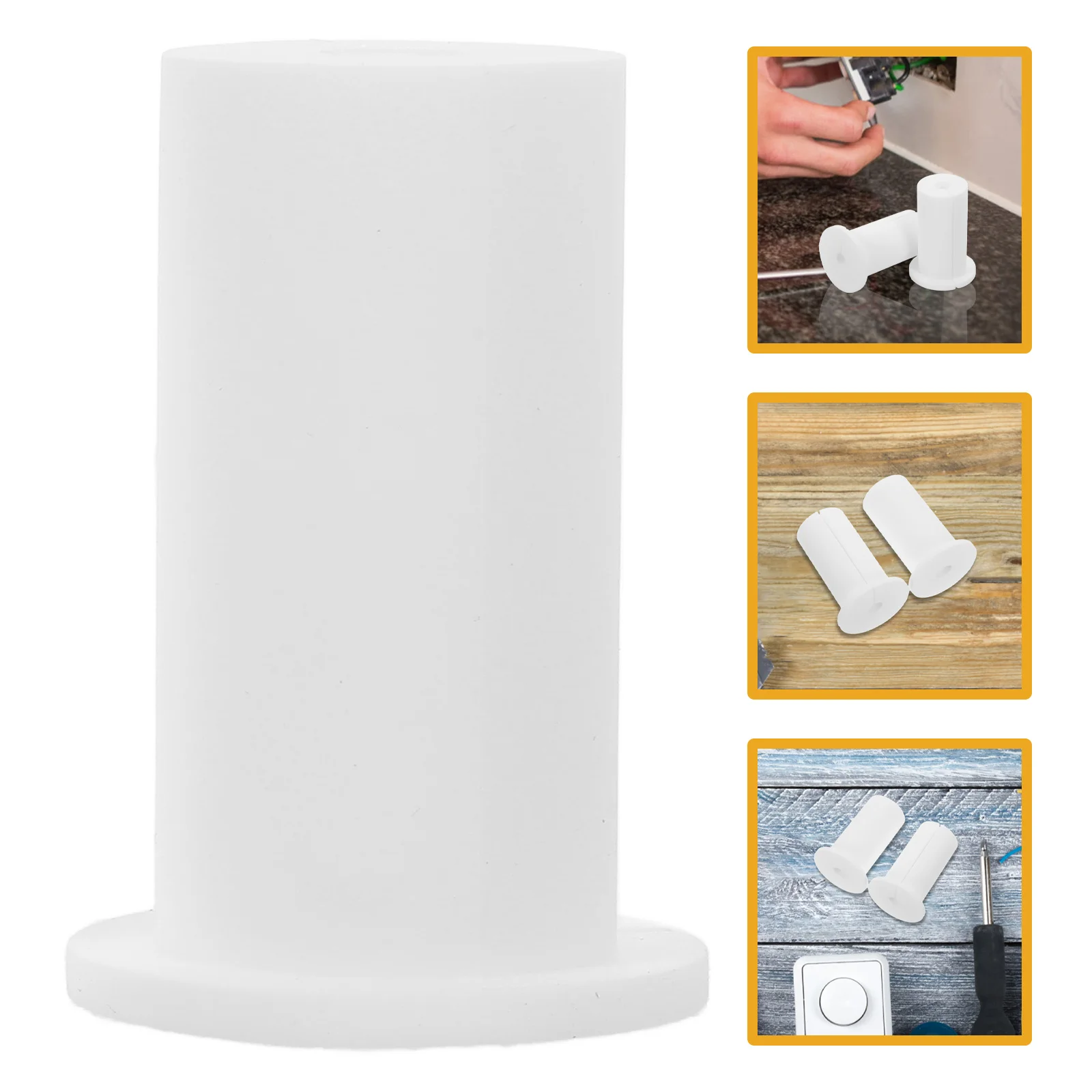 

2Pcs Silicone Wall Hole Plugs Durable Antenna Protection for 25.4mm Holes Easy Installation Wall Hole Covers Replacement Plug