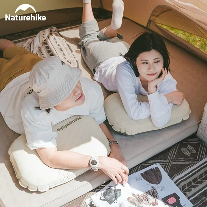 Naturehike  Large Sleeping Pillows Foam King Travel Inflatable Tourist Neck Air Camping Outdoor Portable Beach Orthopedic Memory