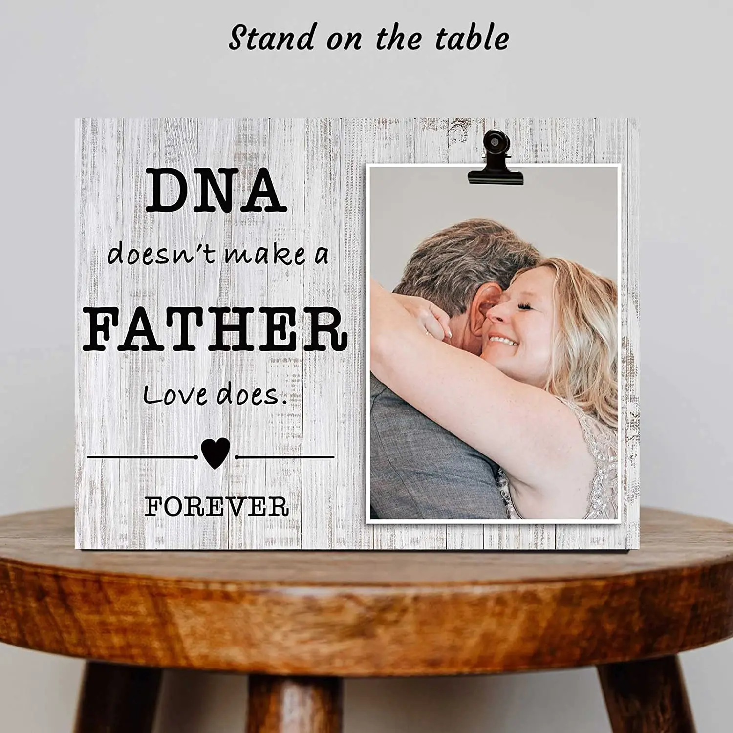 

Custom Photo Frame Wooden Picture Frames Personalized Picture & Text Wedding Anniversary Birthday Father's Day Mother's Day Gift