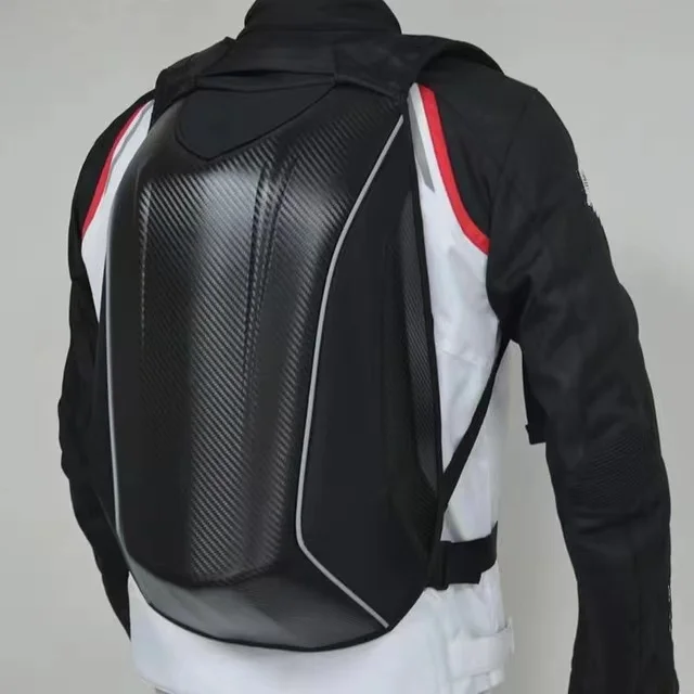 Motorcycle Hard shell backpacks for Knight Backpack Bag laptop carbon fiber protection backpack helmet bags