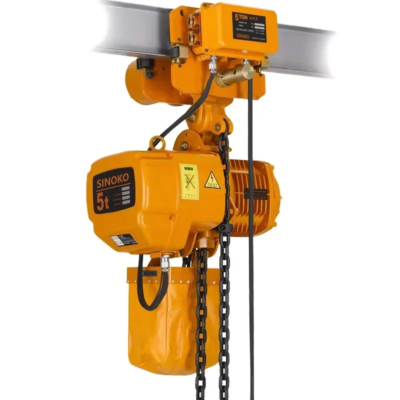 High Quality Wireless Remote Control European Type 1 2 3 5 10 Ton Heavy Duty Electric Chain Hoist for Overhead/Gantry Crane