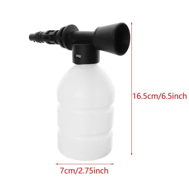 300ml Foam Lance Generator For Car Washing Adjustable 1/4 INCH Foam Pot For Pressure Washer Machine Gun