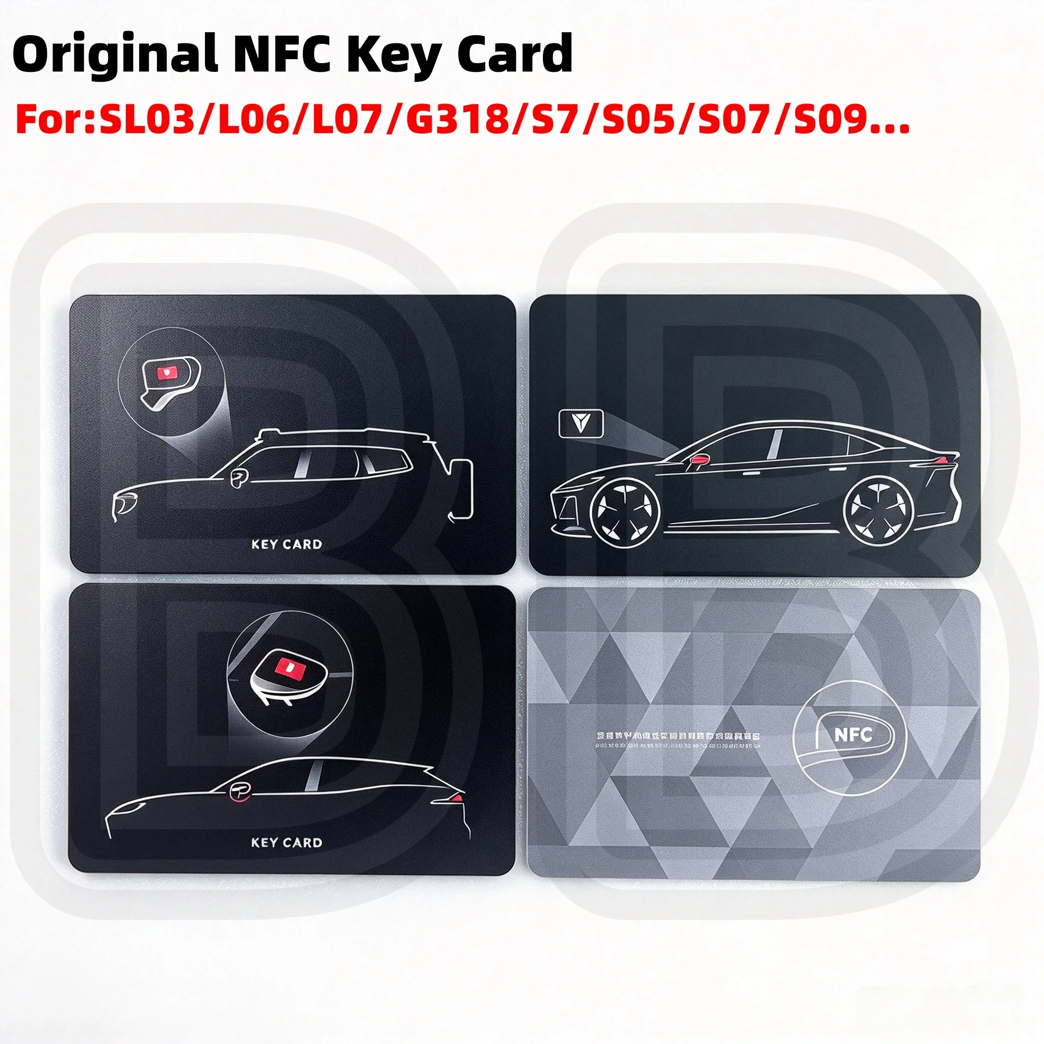 Original Nfc Car Card Key Suitable for Changan Deep Blue Sl03/L07/G318/S7/S07/S05/S09 Models, with Added Nfc Card Key, 100% Original