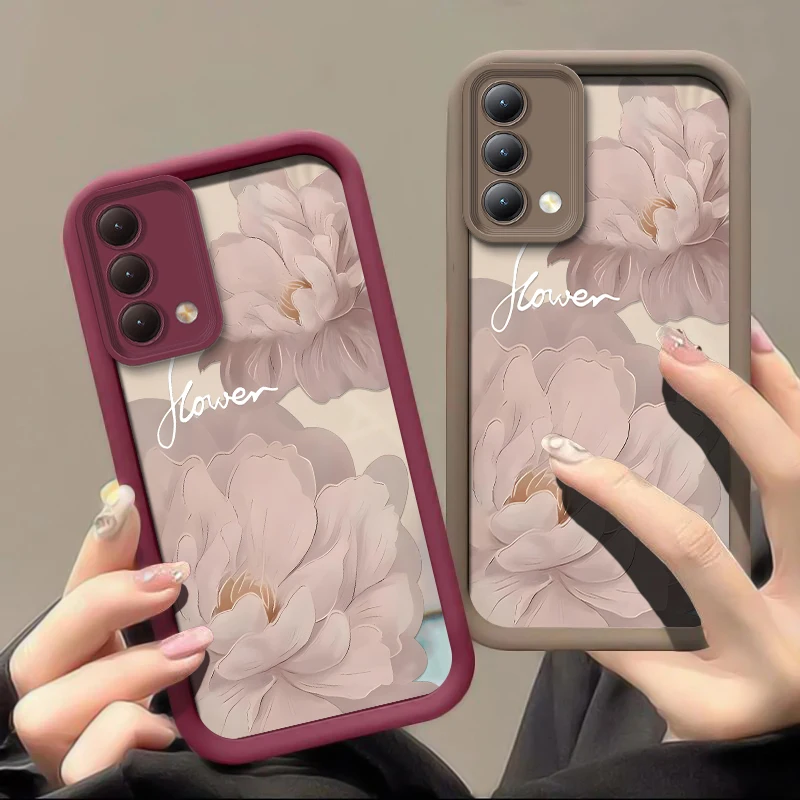 Funda con estampado de flores para
