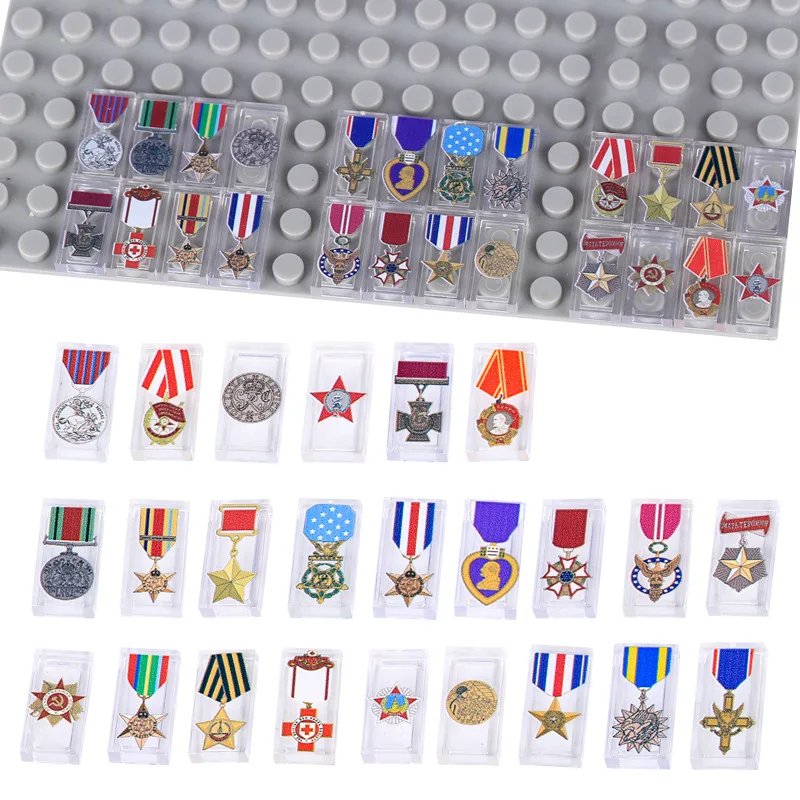 WW2 USA UK USSR Commemorative Medal Military Honor Badge Replica Collection Lapel Pin view 4