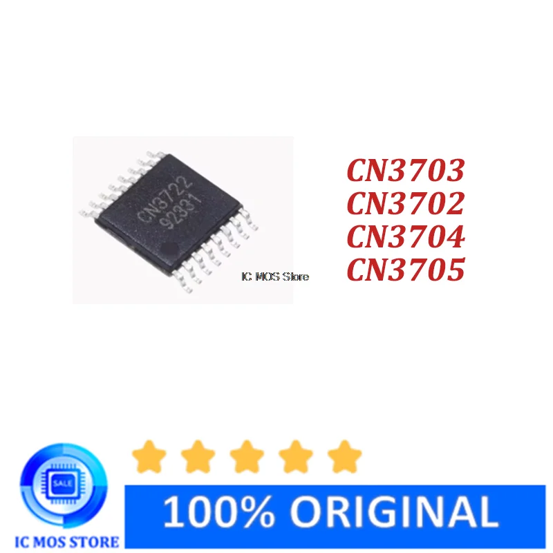 5PCS/LOT CN3702 CN3703 CN3704 CN3705 TSSOP-16 Lithium battery charging chip