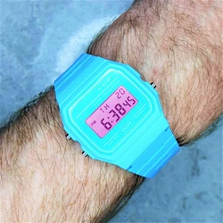 Student Multi-function Ultra-thin Silicone Band LED Kids Watches Sports Electronic Watch Children Girls Clock Square Child Watch