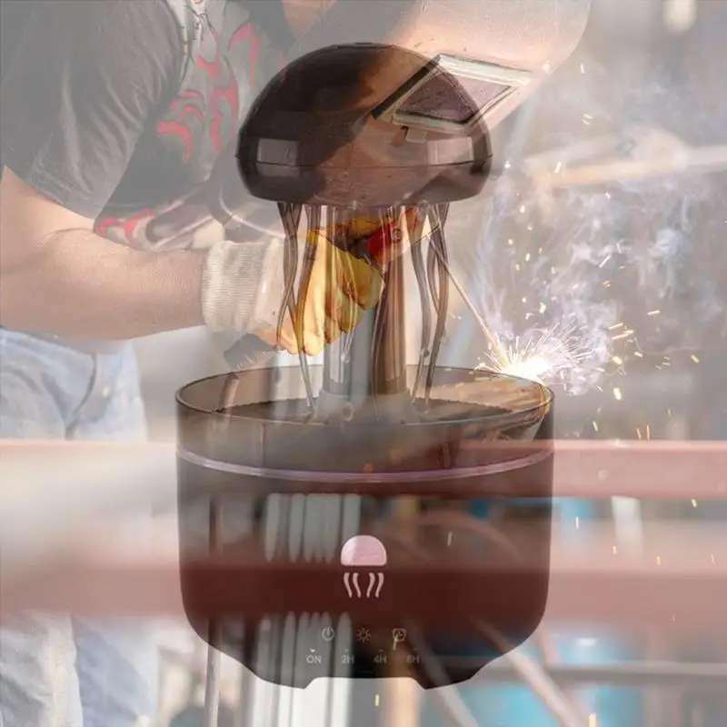 

-Вересень 320 мл медуза ароматерапевтический диффузор медуза увлажнитель эфирного масла идеально подходит для йоги спальни офиса черная вилка европейского стандарта