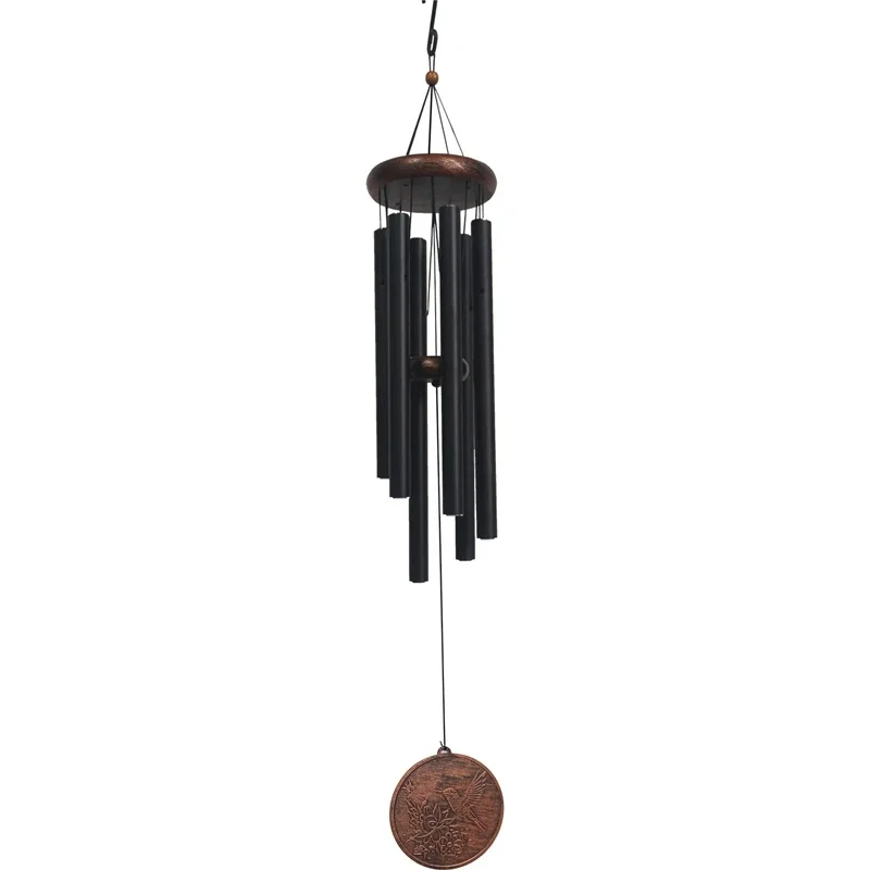 32 Inch Vintage Hummingbird Life Tree Aluminum Wind Chime Rustic Outdoor Garden Decor Gift For Home Christmas For Couples