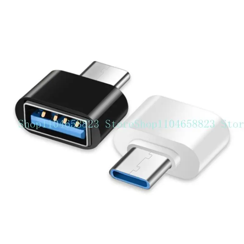 1 par adaptador TypeC a USB, conversión interfaz, transmisión datos, conversión carga para teléfonos móviles y tabletas