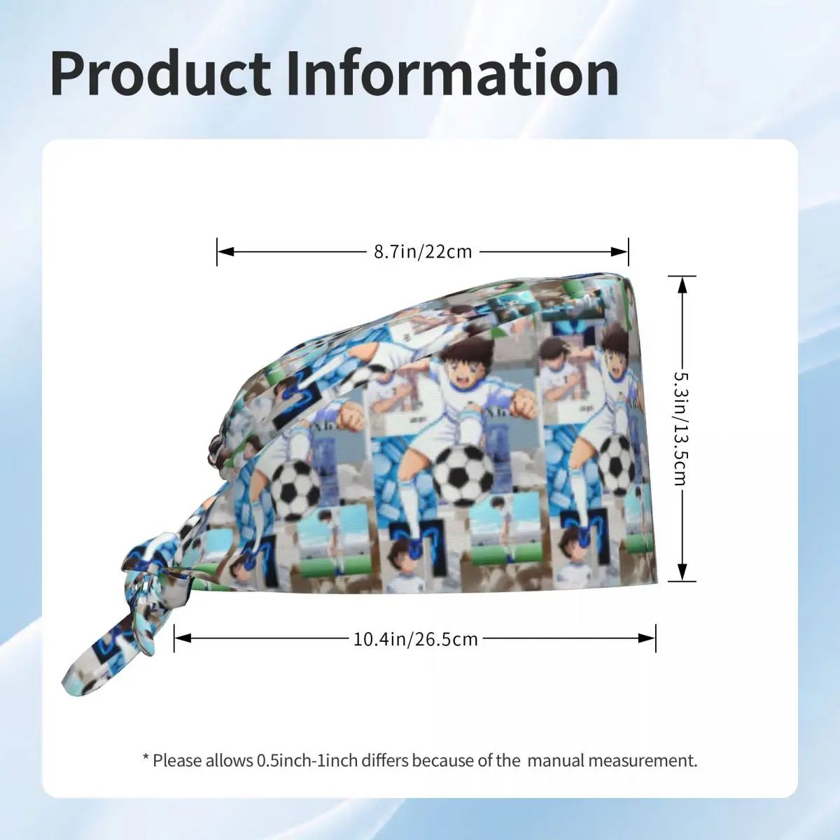 Ozora أوليفر اتوم كابيتان تسوباسا فرك قبعة الطبيب العمل قبعة جراحية الرجال النساء قابل للتعديل قبعات التمريض لطبيب الأسنان