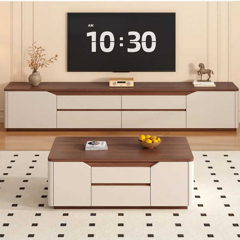 Modern Minimalist Tv Stands Aesthetic Wood Designer Organizer Living Room Tv Table Display Center Archivadores Salon Furniture