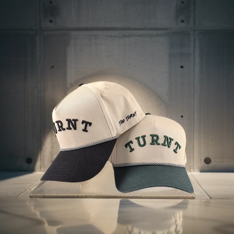 

100% Cotton Twill 5 Panel Baseball cap two tone color with outdoor sports baseball hat customize 3d embroidery logo waterproof