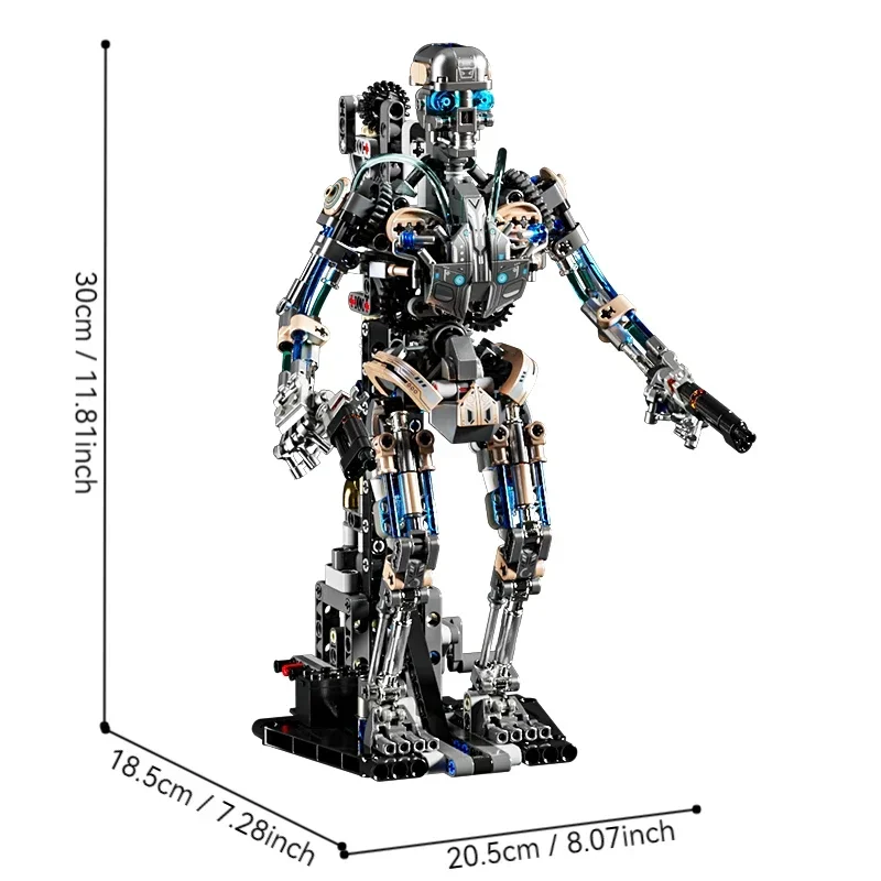 Mechanical Skeleton Robot Building Block Kit 692 PCS Technical Model STEM Educational DIY Toy for Kids Gift Back To School Gifts