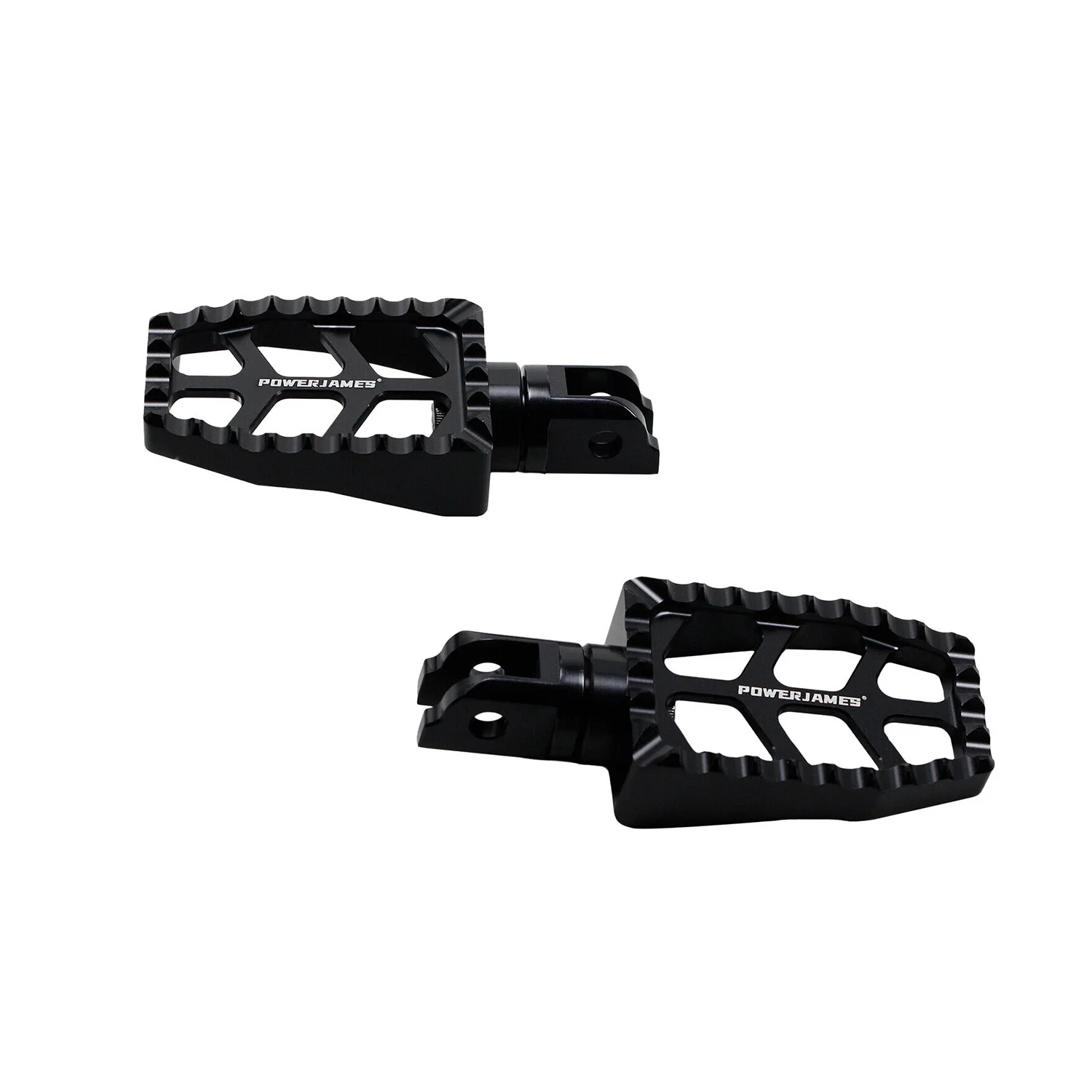 Black Motorcycle Foot Pegs Pedal Footrest For Harley Softail Breakout Fat Street Bob Low Rider 2018-Later