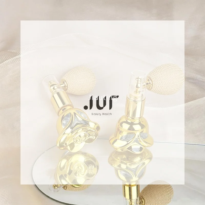 Perfume Fragrance Powder - 1Pcs Rose Glass Perfume Powder Atomizer