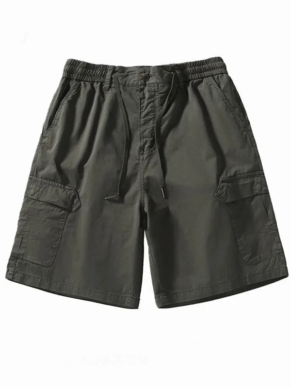 

Американская спецодежда, повседневные хлопковые orts, мужские летние тонкие свободные прямые брюки из чистого хлопка, интернет-брюки знаменитостей пяти четвертей