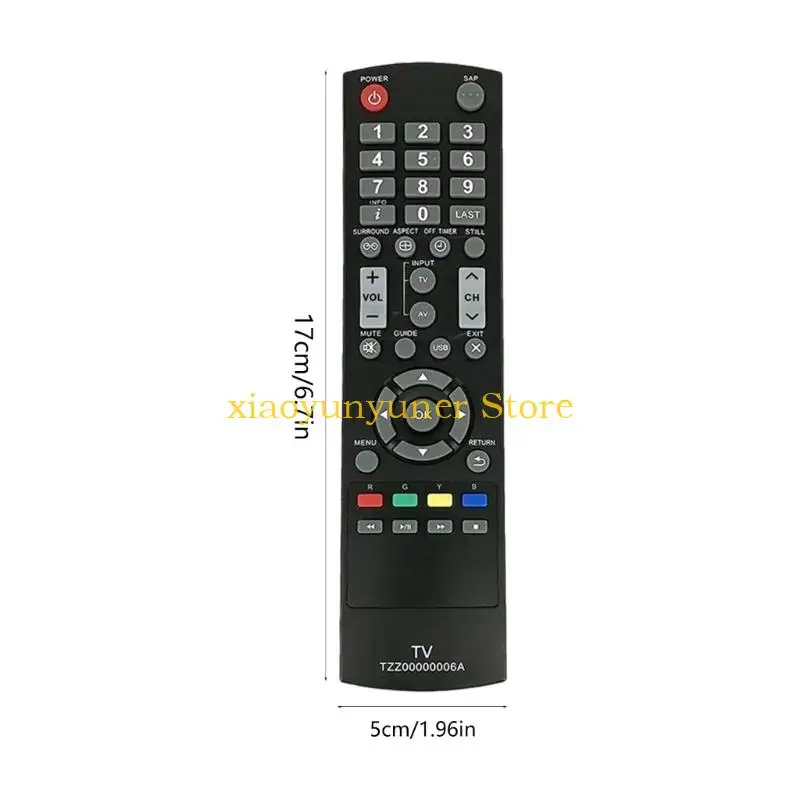 P9JB Easy Setups Television Remote TZZ00000006A For TC32LC5 TC32LC54 LCD Displays