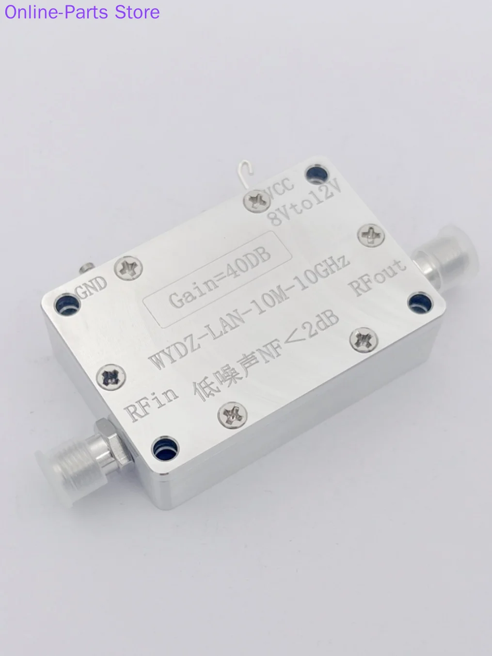 LNA RF Broadband Amplifier 0.01-10G Low Noise Amplifier G=40dB P1dB=20dBm