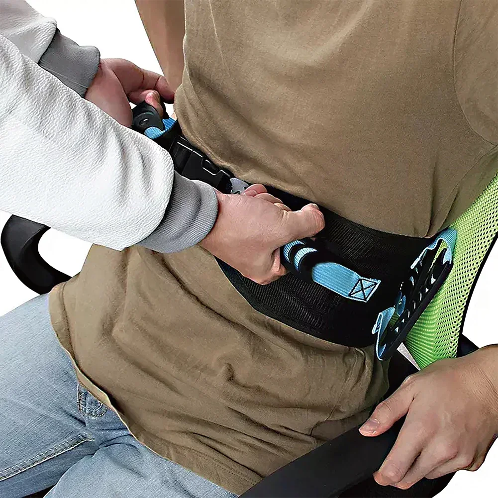 Gait Belt Release Buckle Anti Slip Comfortable Patient Transfer Belt for Handicap Seniors Lifting Disabled People Elderly