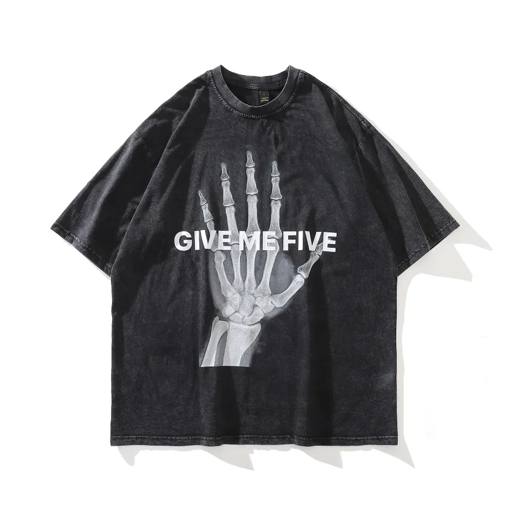 

Horror Plus Size Metacarpal Bone Graphic T-shirts for Women Men Aesthetic Gothic Summer Tops Women's Oversize TShirt Streetwear