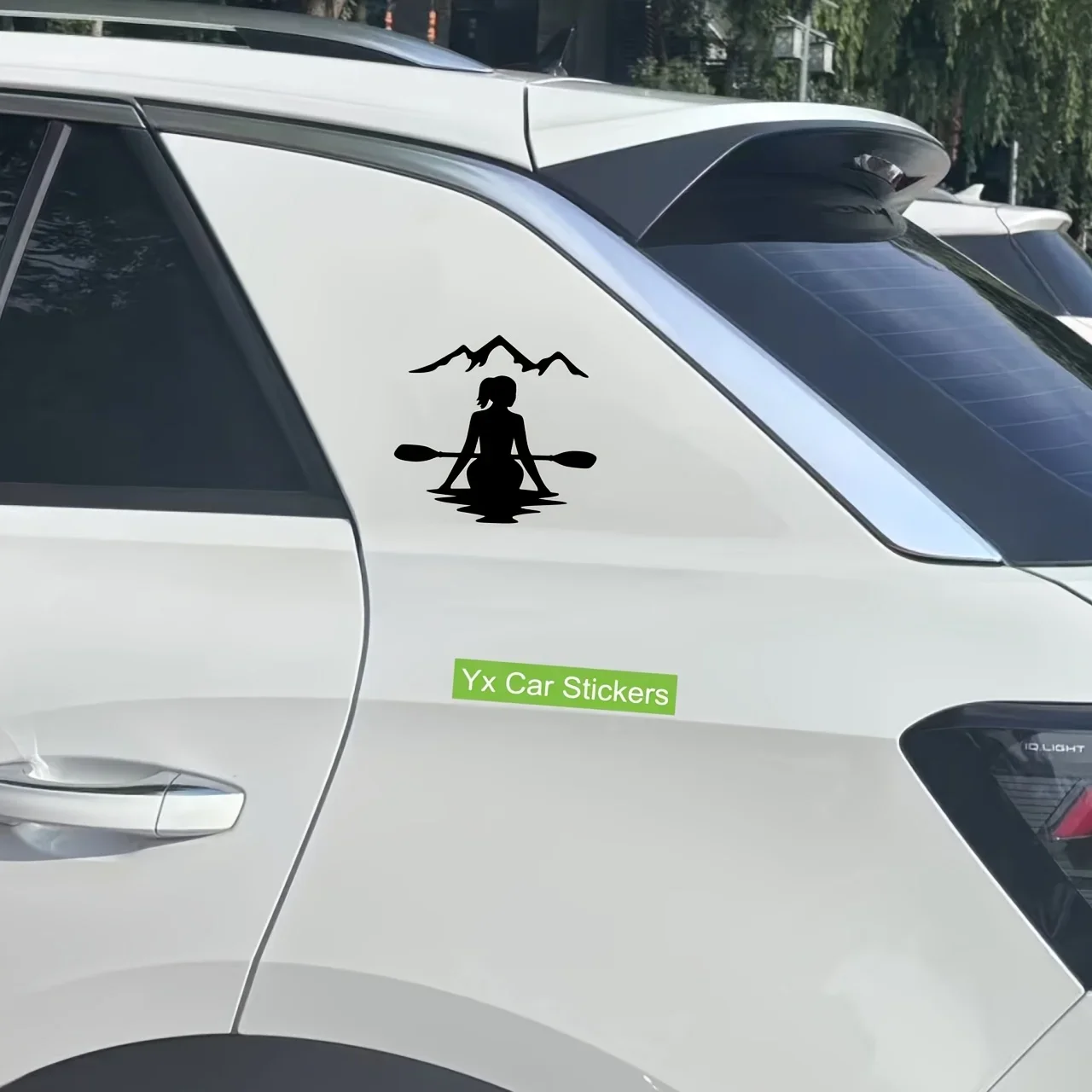 1 шт., женская наклейка для каякинга, автомото с горой, уличная дизайнерская наклейка для автомобиля, мотоцикла, аксессуар для внешней настройки