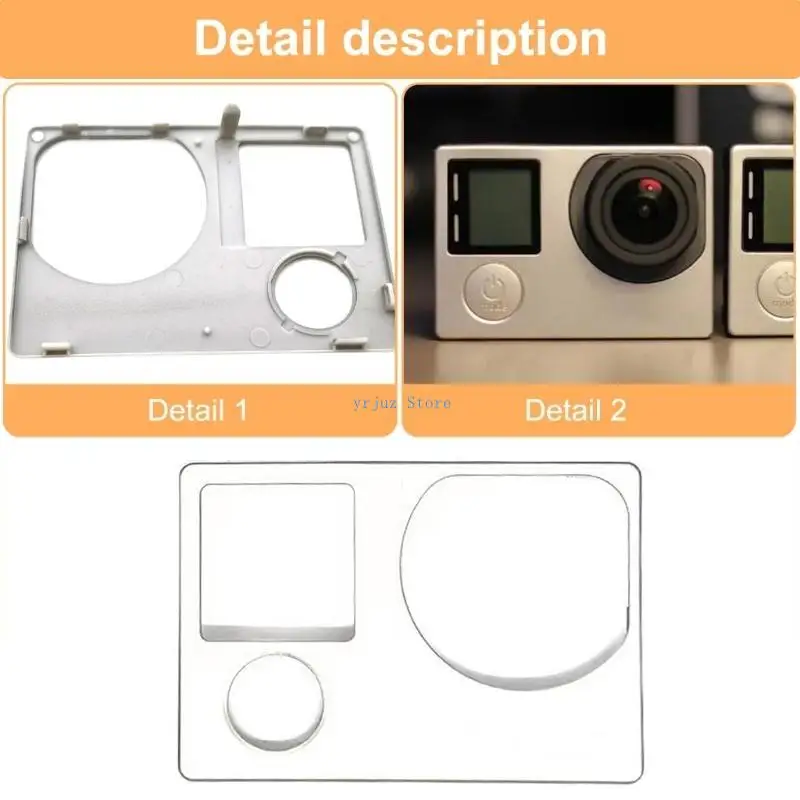 583D Front Housing Frame Faceplate Replacement for 4 Camera Repair Part