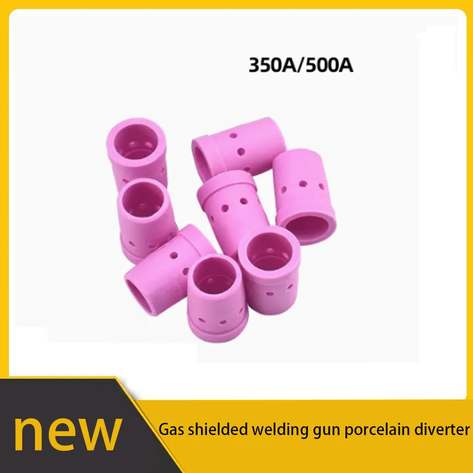 Gas Shielded Welding Gun Accessories Protective Porcelain Sleeve 350a Distributor 500a Porcelain Mouth Diverter Gas Diverter