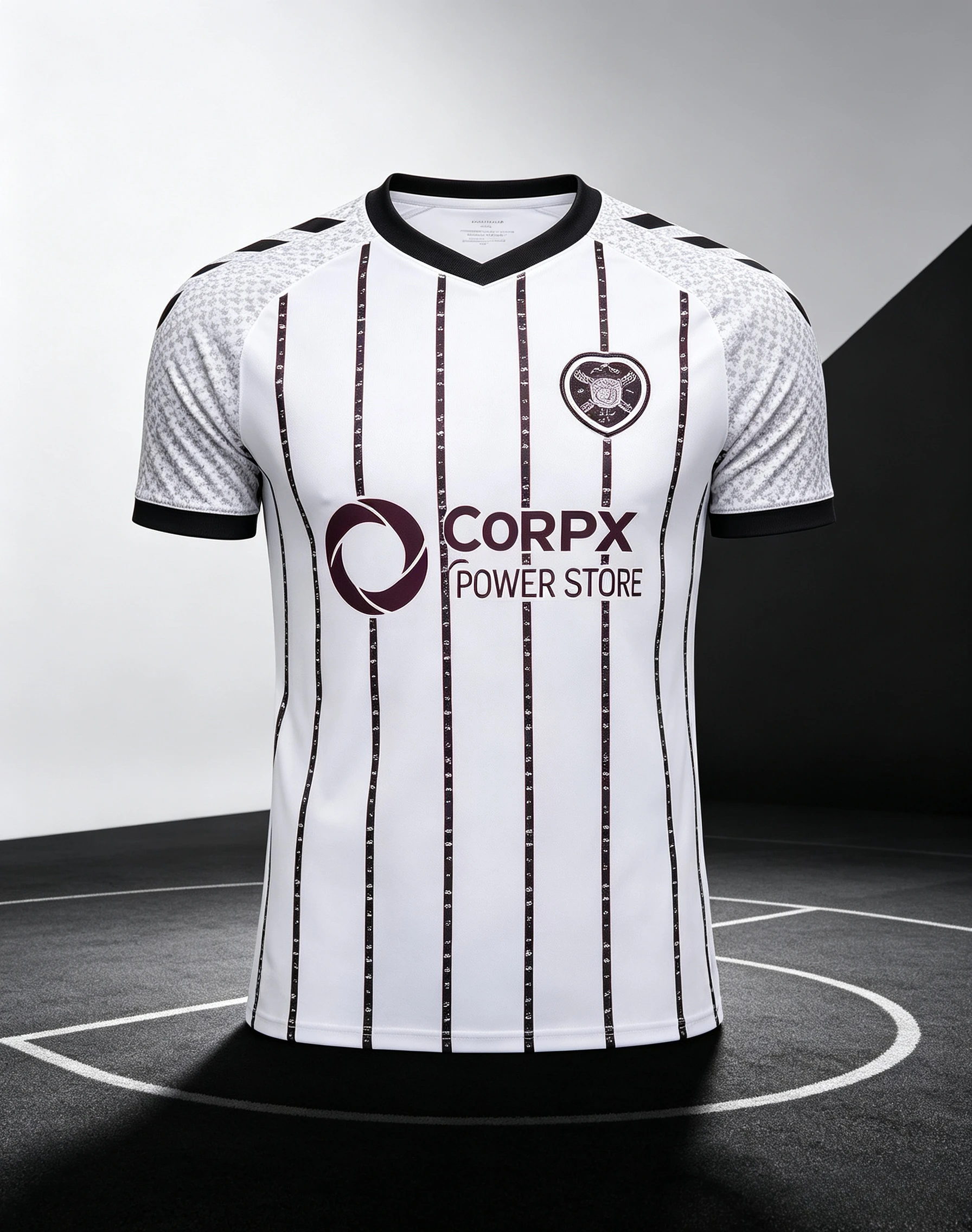 Summer Heart Football Jersey Y2K Maroon Geometric Oversized Tee Family Matching Outfit for Sports Street Fashion Casual Wear