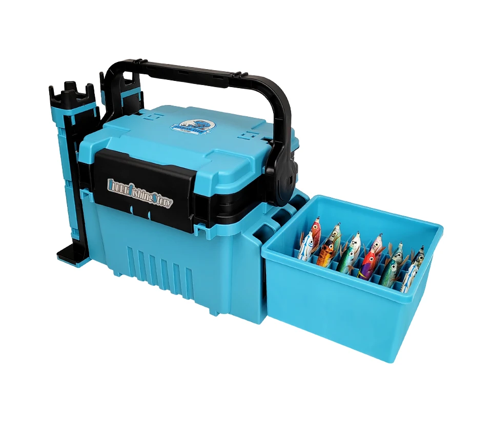 Leuchtende Angeln Lagerung Boxen Tintenfisch Jig Harten Köder Container Egi Box Kunststoff Organizer Locken Werkzeug Lagerung Fall Angelgerät – Detail 9