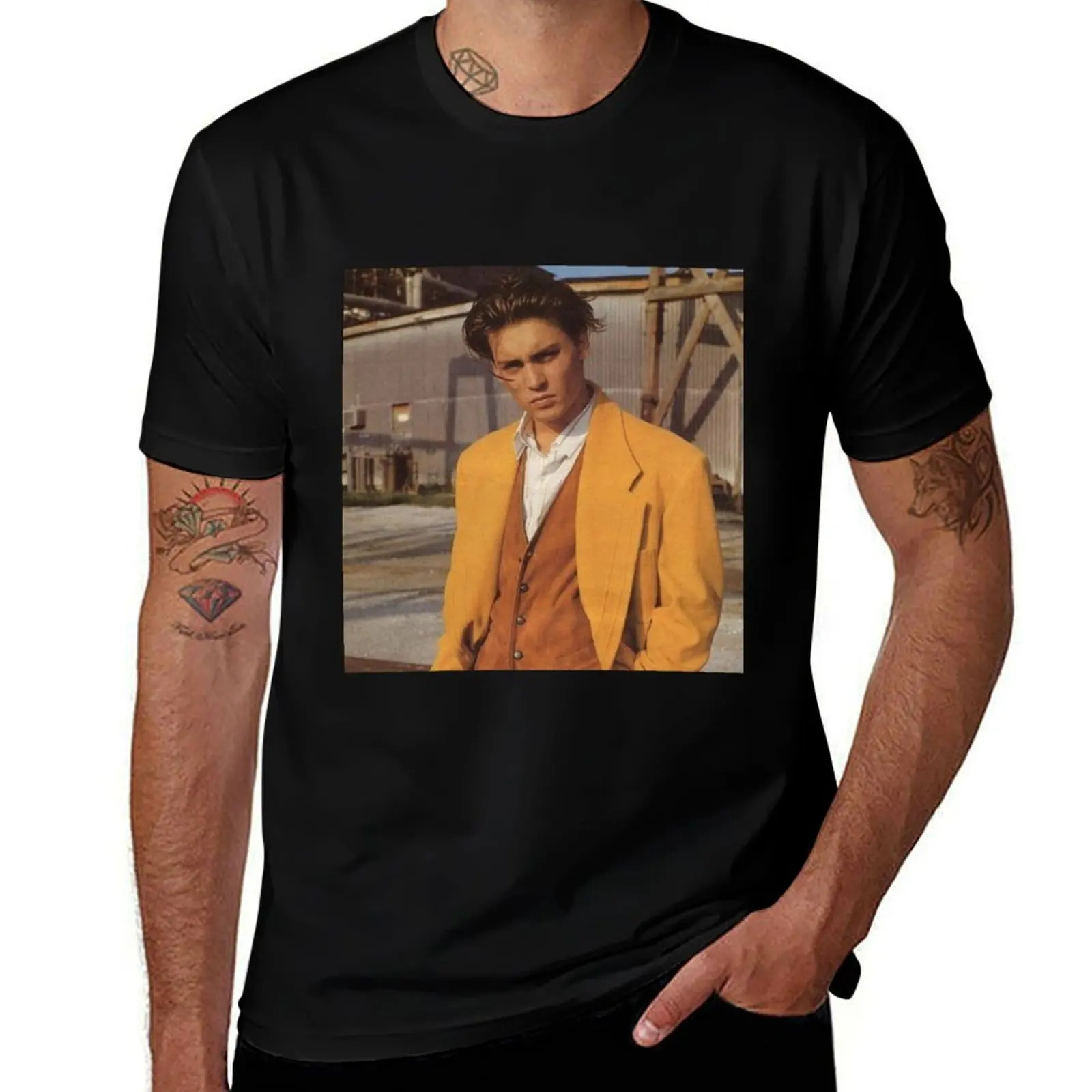 

Johnny Depp T-Shirt Durable Work Wear T-Shirt