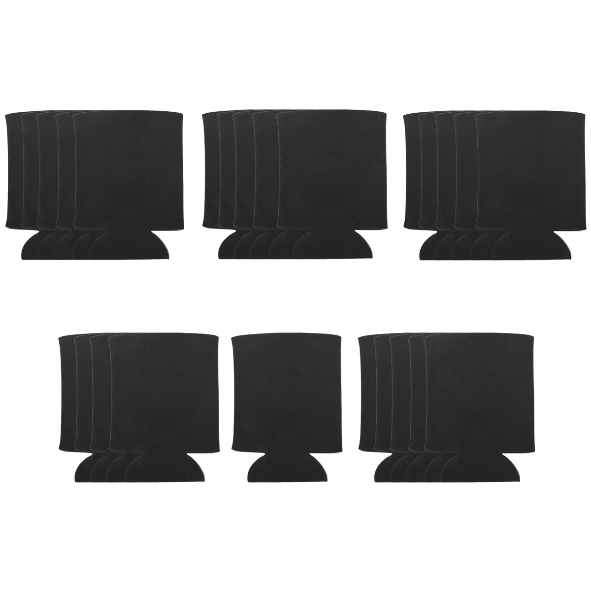 Beverage bottle setBulk Can Coolers (25-Pack) Blank Foam Sleeves Plain Soft Insulated Blanks for