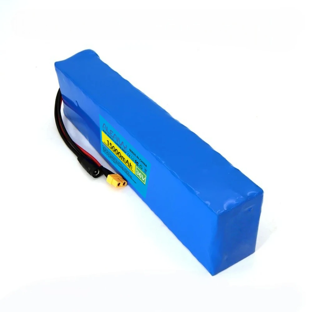 10S3P 21700 36V 15Ah 250W 500W Rechargeable Lithium Battery Pack with Customizable Connections for Electric Scooter Accessory.