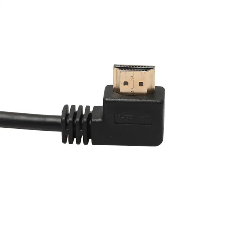 90 Degree Right Angle Elbow Adapter Cable Male To Female 4K HDMI-compatible Extension Cable For TV LCD Laptop PS3 Projector