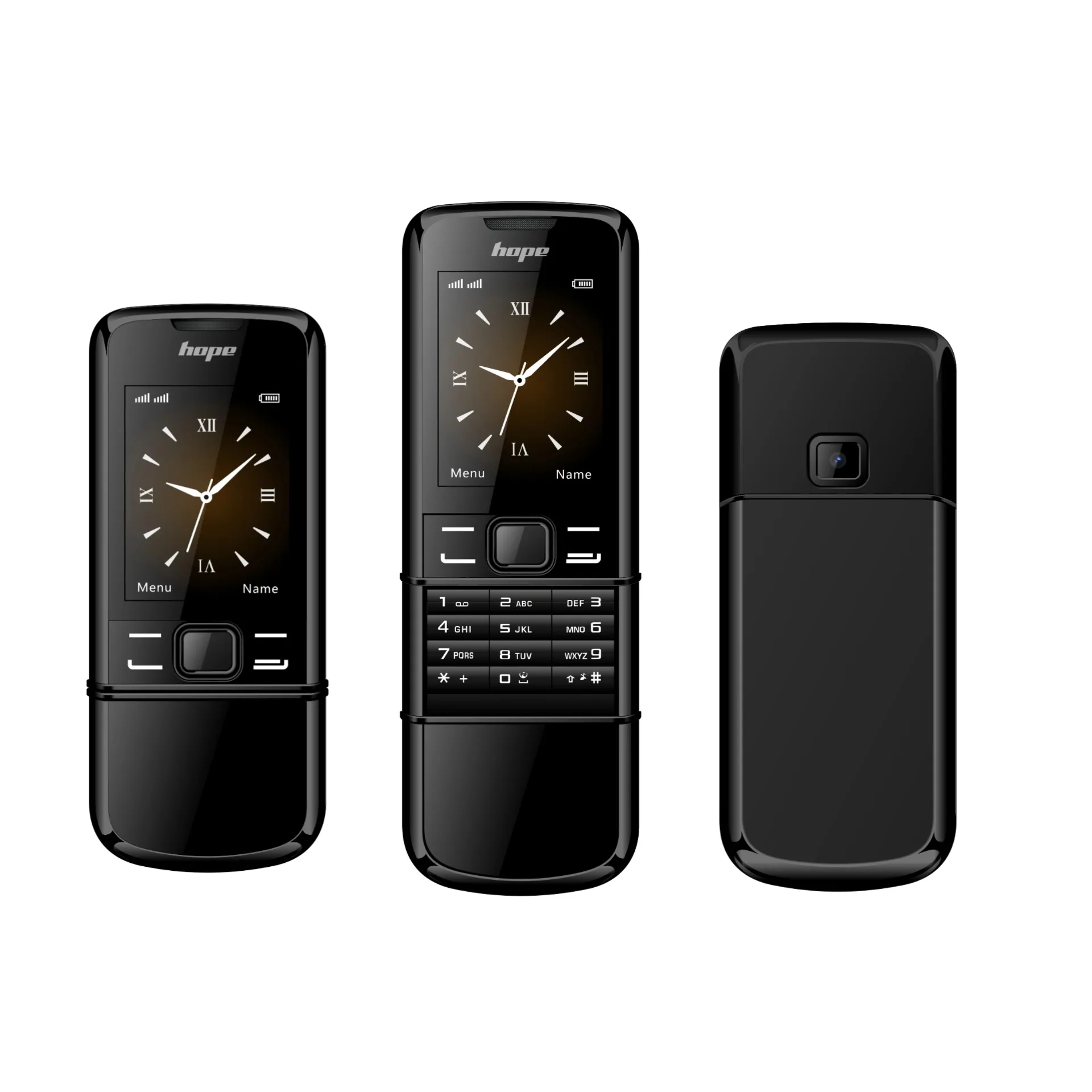 8800 Classic Retro Slider Senior Phone Dual SIM Metal Body Speed Dial Blacklist Durable Elderly Mobile Phone Big Button Luxury