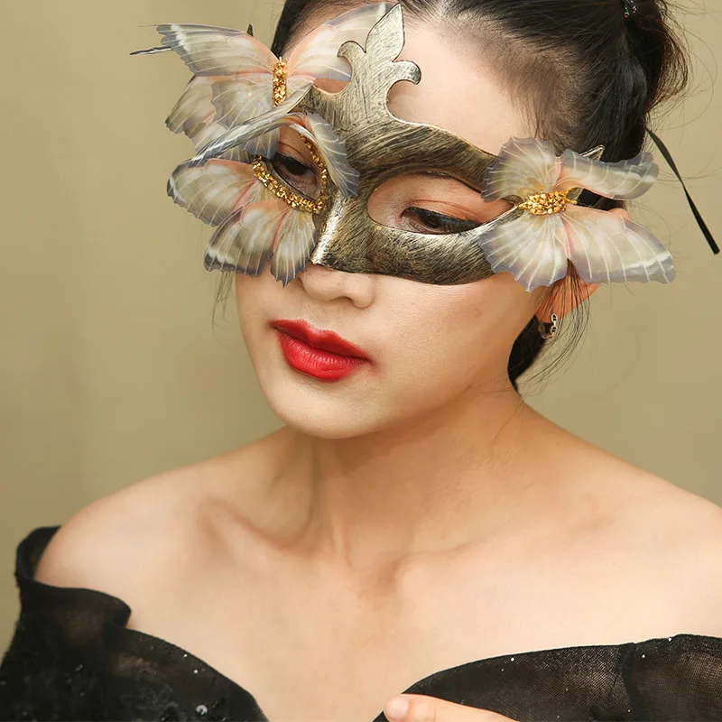 

Halloween Mask Party Simple Style Carnival Beautiful Women's Christmas Fancy Dress Dance Women