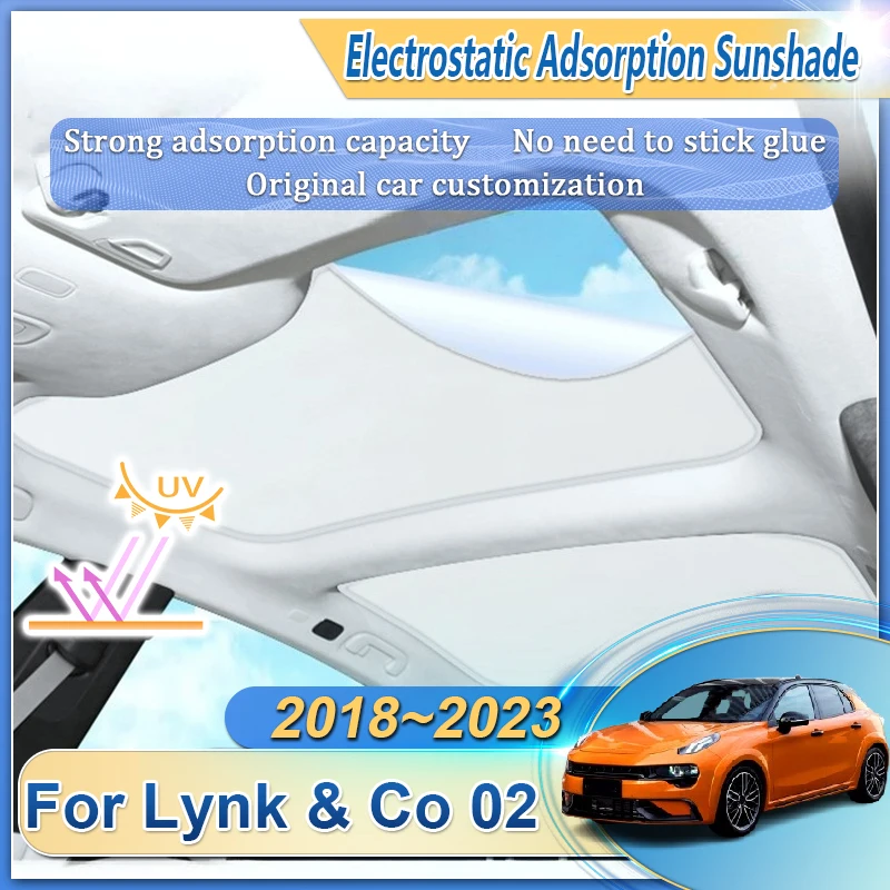 

Car Insulation Sunroof Sunshade For Lynk & Co 02 Accessories CC11 2018~2023 Skylight Sunshades Visors Blind Shading Auto Parts