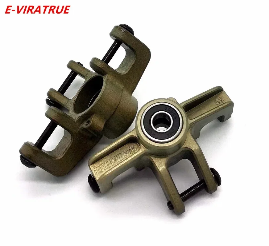 E-VIRATRUE 7075 Aluminum Front Steering Knuckles For Losi Super BAJA REY 1/6