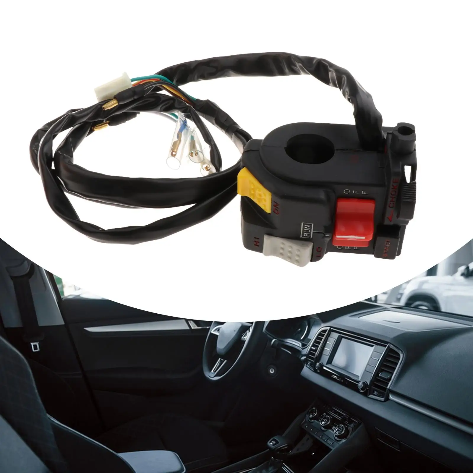 

Start Stop Light Switch Replacement 35020-HC4-004 ABS Plastic Spare Parts for Honda TRX300FW FOURTRAX 4X4 1988-1995