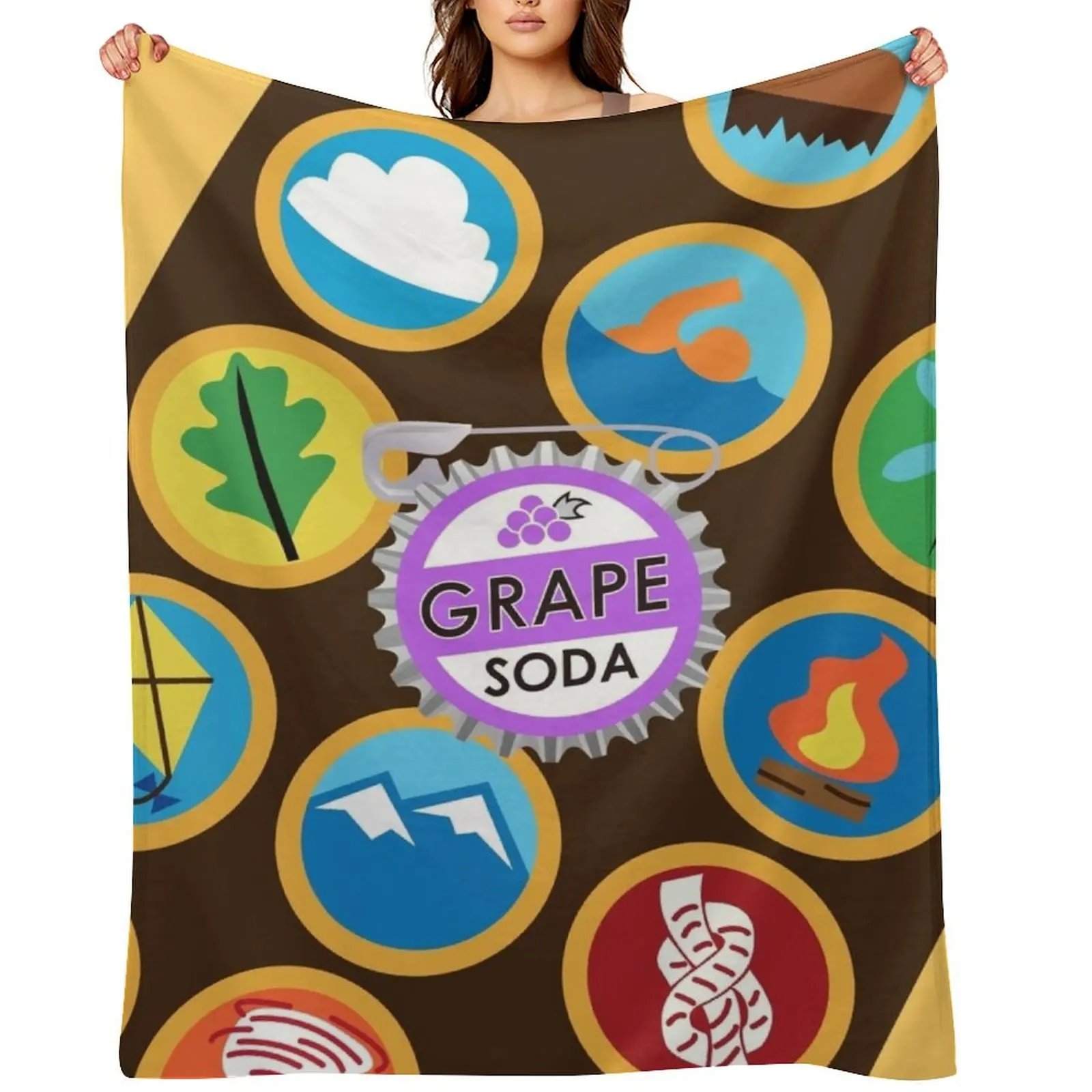 

The Wilderness Must Be Explored Throw Blanket Summer Beddings Decorative Throw decorative Soft Plush Plaid Blankets