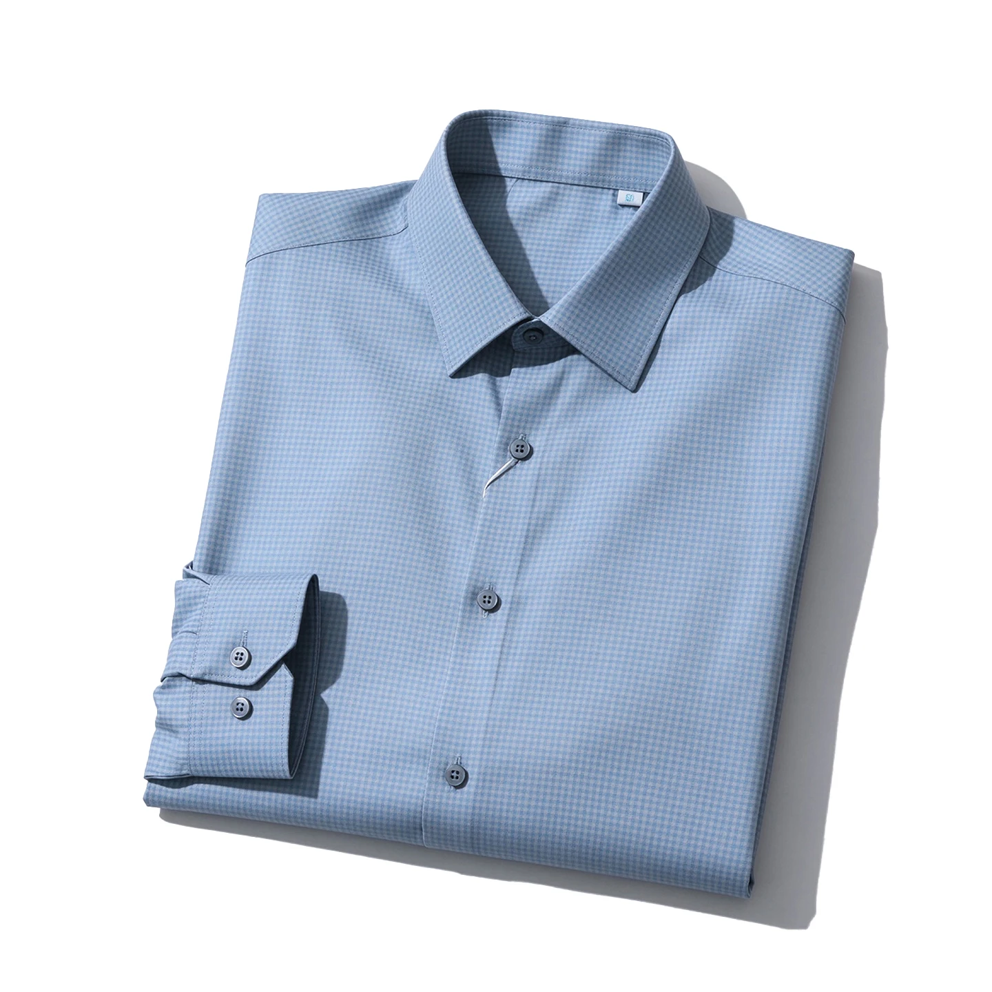 Elite Series Men's Business Casual Long Sleeve Shirt Wool Modal Blend Comfortable Breathable Commute Fashion Urban Style