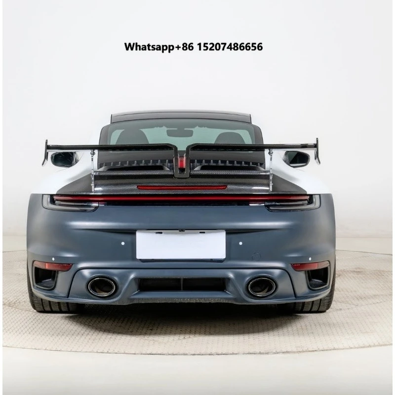 for  Base Model Hardtop Upgrade Style Spoiler Rear Bumper Ducktail Wing Carbon Fiber