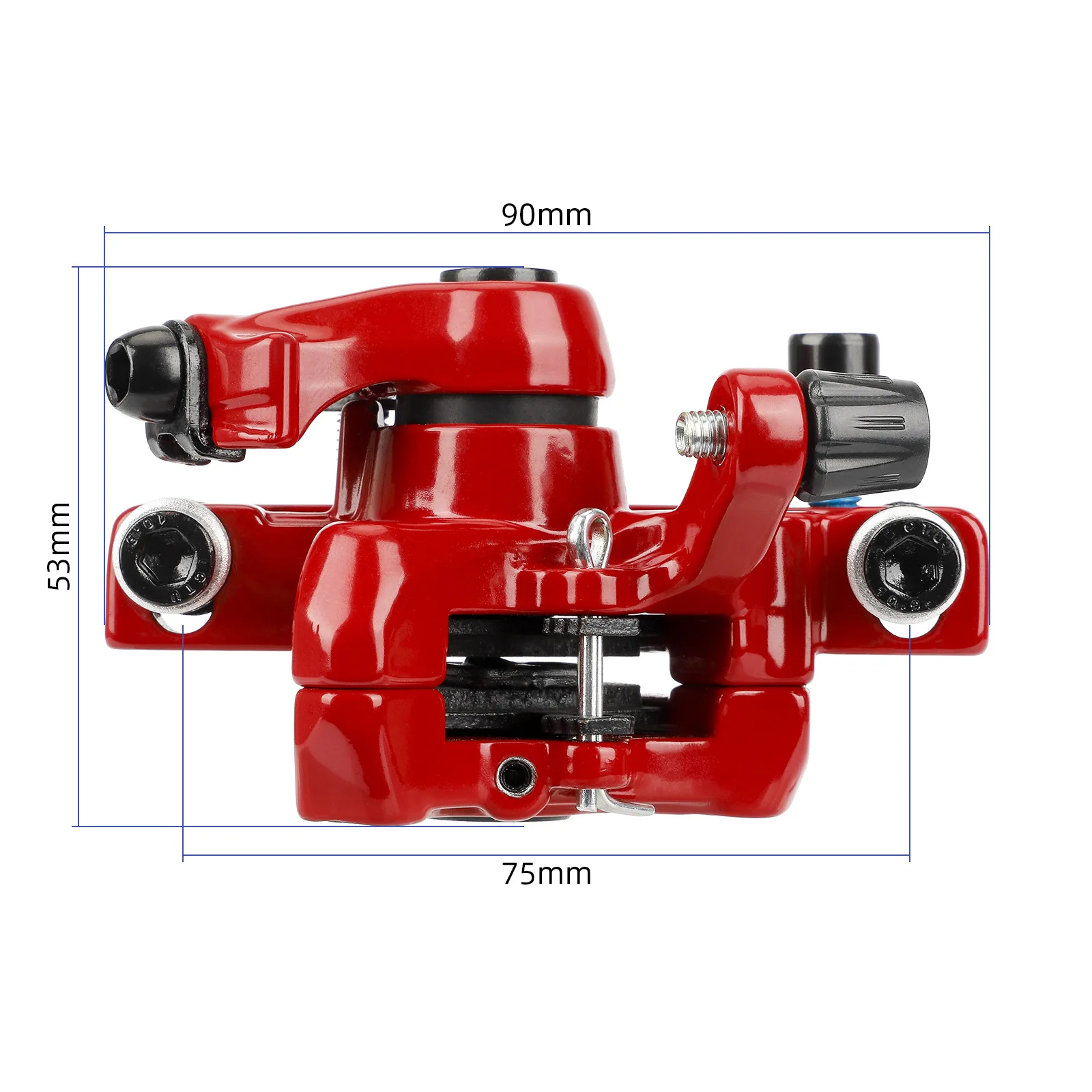 Disc Brake Caliper Front Rear Spare Aluminum Alloy Contains Brake Pads for Dualtron VSETT Zero 10X Electric Scooter Parts