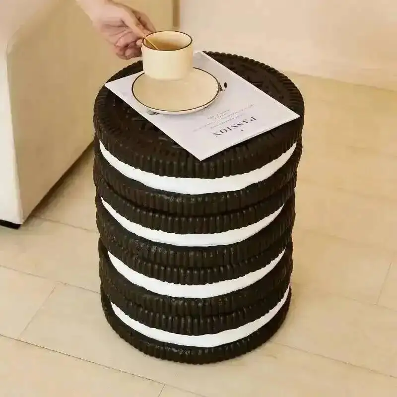 Sofa Bedroom Side Cute Cookie Room Coffee Table Table Living Nordic Bedside Table Home Furniture Creative Small Round Stool