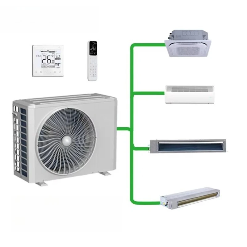 18000 Btu cooling and heating intelligent multi-split mini VRF air conditioner wall-mounted indoor unit project