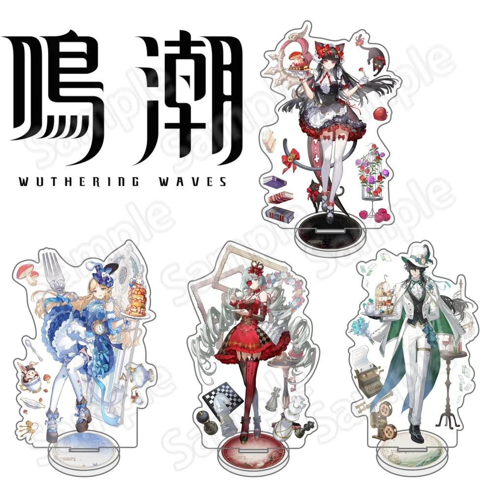 Wuthering Waves 15cm Acrylic Stand Keychain Game Character Desk Decor Fan Collection Gifts