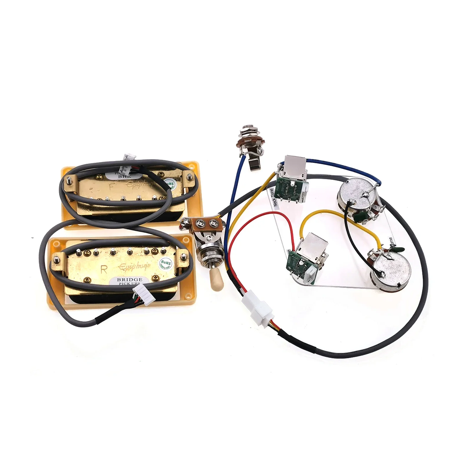 

Classic Humbucker Electric Guitar Pickups Premium Quality with Wiring Harness Guitar Parts for Enhanced Sound