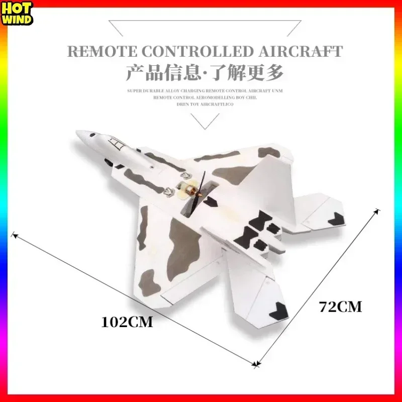 

F22 Raptor 64mm Channel Waist Push Dual Power Remote Control Aircraft Epo Model Aircraft Fighter Fixed Wing Rc Plane Toy Gift