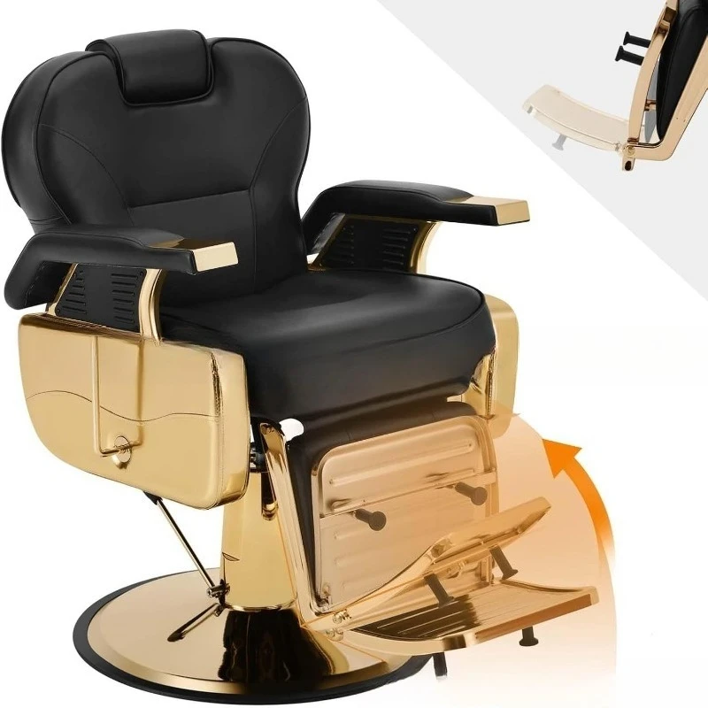 Light luxury barber chair, blond hair chair, foreign trade salon rotating lift , salon chair