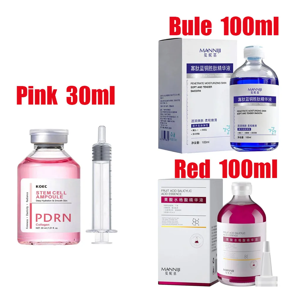 Esencia Facial Reafirmante Intensiva con Péptidos de Colágeno Coreano, Esencia Hidratante y Nutritiva para el Cuidado de la Piel